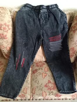 Product Review of SELLA GARIS BLACK CELANA BAGGY JEANS Bordir Kantong Karet Samping from E**n 0