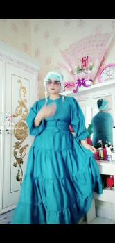 Product Review of DRESS NABILLA BY HAURA DRESS KATUN Wanita Toyobo Karet Casual Busui Balon from S**s S**s 2