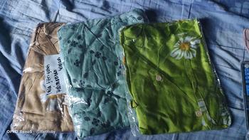 Product Review of Paket 3pcs Daster Kimono Long Busui Motif Belah Samping Panjang Bumil Katun Rayon from f** i**_ 0