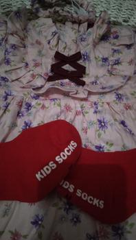 Product Review of Dress bayi 0 6 12 bulan set sepatu bandana / bonnet Setelan Baju bayi Perempuan Katun Pakaian anak Cewek from n**i 1