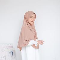 Gambar RIFANYHIJAB Aisyah Bergo Instant Jersey Wanita Jilbab Navy Muslim Tebal Pink - Mocca dari Rifany Hijab_NEW undefined 2 Tokopedia