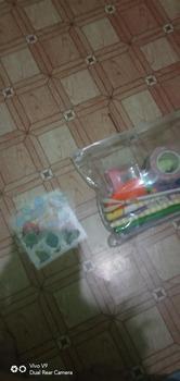 Product Review of Pouch Set alat tulis viral alat-alat sekolah aesthetic Pulpen pensil penggaris dll Penghapus Rautan Stationery from ** 𝐙**𝑎 ໋** 2