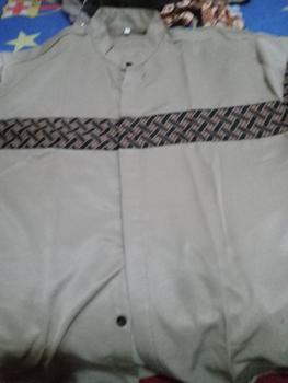 Product Review of Baju Koko Pria Dewasa Lengan Panjang Motif Kobata Qynang Kombinasi Batik Terbaru kain katun from u**6 0