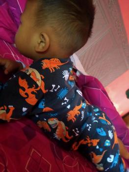 Product Review of PIYAMA KAOS ANAK LAKI 1-7 TAHUN DINO TULANG HITAM BAJU TIDUR ANAK LENGAN PANJANG TERMURAH from 🌷** ** ** K** 0