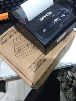 Product Review of Eppos EP5813 Mini Mobile Printer Thermal Bluetooth 58mm Portable RPP02N EP 5813 Print Struk PPOB Mokapos Qasir Pawoon EP-5813 Baterai Hitam Paper Label from d**g 0