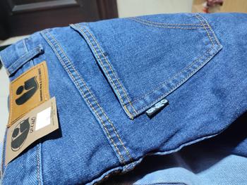 Product Review of Gizmo - Celana Jeans Reguler Bioblitz pria loose fit jumbo big keren Denim Nyaman from D**n 2