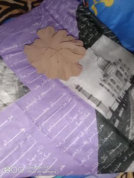 Product Review of Jilbab Segiempat Voal Motif Koran Arab Voal Premium hijab from _**n 0