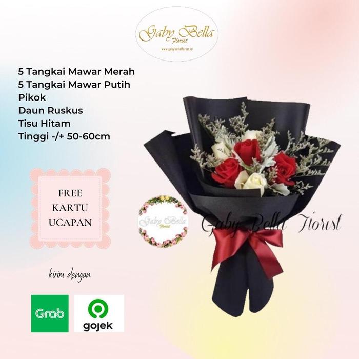 Gambar Handbouquet 539 / buketmawar /mawarfresh / mawar artificial - -, - dari Gaby Bella Florist undefined Tokopedia