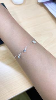 Product Review of Lắc tay bạc nữ trái tim mini Heart s925 - MetooSilver from P**h 1
