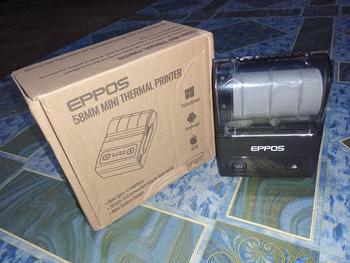 Product Review of Eppos EP5813 Mini Mobile Printer Thermal Bluetooth 58mm Portable RPP02N EP 5813 Print Struk PPOB Mokapos Qasir Pawoon EP-5813 Baterai Hitam Paper Label from S**a M**a A**a 0