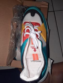 Product Review of Larocking - Zavyr Biru Kuning | Sepatu Sneakers Running Gym Shoes Abu Outdoor from s**s 1