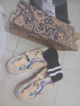 Product Review of SVT ZEUS BEIGE  Sepatu Sneaker Pria  Sepatu Pria Impor from O** B**y 0