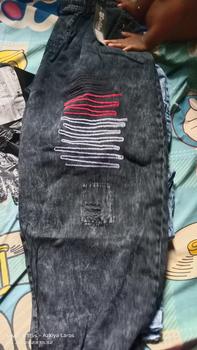 Product Review of SELLA GARIS BLACK CELANA BAGGY JEANS Bordir Kantong Karet Samping from I**i L**s 0