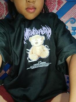 Product Review of KAOS DISTRO BONEKA KEREN / BISA COD / BAJU UNISEX OVERSIZE / LENGAN PENDEK from d**v 0