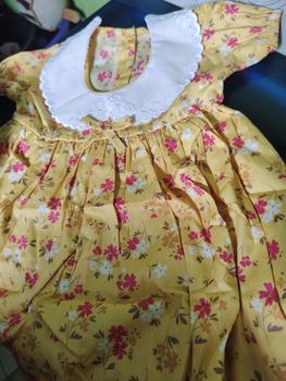 Product Review of Dress bayi 0 6 12 bulan set sepatu bandana / bonnet Setelan Baju bayi Perempuan Katun Pakaian anak Cewek from u**2 0