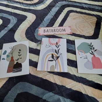 Product Review of Set Hiasan Dinding Abstrak Dapat 3 Panel Walldecor - SETABSTRAK-07 from A**🇩 0