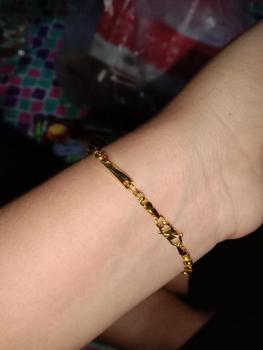 Product Review of gelang padi rantai awet pakai harian Kuning Perhiasan from t** /**m s**a 0