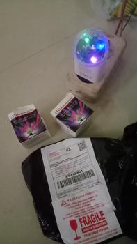 Product Review of Lampu LED Disco Colok USB/Lampu RGB Disko Lampu Interior Mobil, Kamar, Lampu Panggung Colok USB from A**g 0