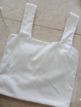Product Review of Áo croptop cổ vuông trơn có mút ngực trẻ trung áo 2 dây bảng to hai lớp basic sexy chất vải borip tôn dáng Lch from b** đ** N**c m** n**n x** 0