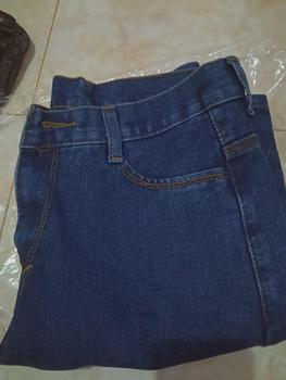 Product Review of HTM - Hight waist Loose Jeans Hangover Celana Panjang Jeans Wanita Jumbo Bawahan from J**a 0
