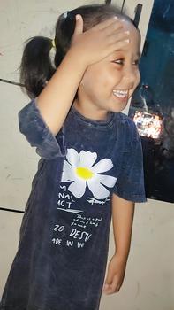 Product Review of Vendom Kids Baju Kaos Anak Washet Laki-Laki / Perempuan Unisex Umur 1-12 Tahun Bahan Cotton 30S Katun Santai Polos Hitam from N** A**i 0