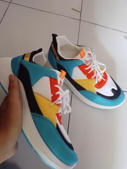 Product Review of Larocking - Zavyr Biru Kuning | Sepatu Sneakers Running Gym Shoes Abu Outdoor from f**a 1