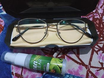 Product Review of (BELI1 GR4T1S 1)FRAME KACAMATA BESI CAT EYE QINAN SERIES Bluecromic Frame Perempuan Antiradiasi Blueray Cewek Lensa Photocromic Glasses Eyewear from ✨**✨ 0
