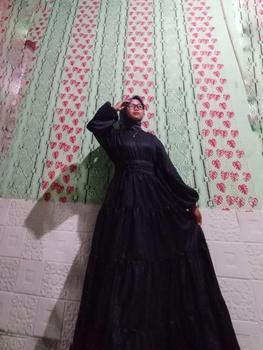 Product Review of DRESS NABILLA BY HAURA DRESS KATUN Wanita Toyobo Karet Casual Busui Balon from a**_ 0