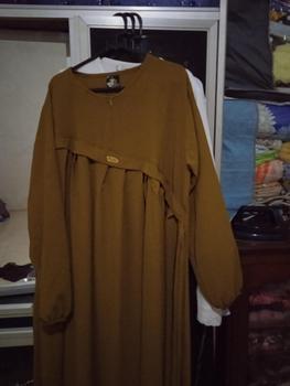 Product Review of Aluna Dress Muslim Gamis Crinkle Airflow Polos Terbaru Wanita Dewasa Muat dari BB 40 kg sampai 100 kg from E** Y**i 2