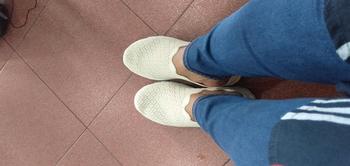 Product Review of FOKU Sepatu Slop Santai Wanita Slip On Sneakers Korea Terbaru from h**r 0