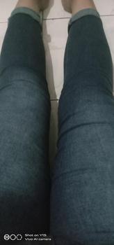 Product Review of Celana Pinggang Karet Jeans Wanita Panjang Kekinan Original Produk Denima from y**k 0
