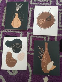 Product Review of Hiasan Dinding Abstrak - Walldecor Minimalis - ABSTRAK-KECIL-11-14 from P**a 0