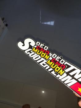 Product Review of [SALE]Tem logo sticker SOUTH VIETNAM SCOOTER TEAM chất liệu decal xe chính hãng chống thấm nước dán xe không bay màu Nhãn Dán from N**n E**🐰 0