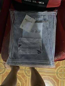 Product Review of Kulot Jeans High Waist Wanita Celana Panjang Denim Fashion CF P529 Biru Muda from f**🖤 0
