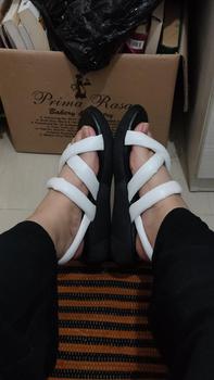 Product Review of LAPEPA YUK - Sepatu Sandal Wanita Wedges VIVIAN Model Silang dua Tali Strap Belakang Hak Tinggi Sole 3 cm Spatu Sendal Gunung Cewek  Size 36 37 38 39 40 41 Warna Hitam Black Kekinian Premium Terbaru Shoes Ori Original Mall Official Store Promo from m** 1