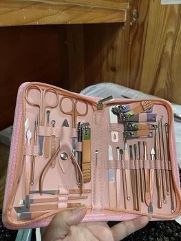 Product Review of Manicure Set 32 in 1 Alat perawatan kuku 1 Set isi 32pcs Set Manikur Perawatan Kuku gunting nail tangan Kotoran Mempercantik from A**e A**i 0