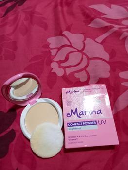 Product Review of Marina Compact Powder UV Protection 12gr / Bedak Padat by cosme murah from a**a 0
