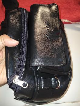 Product Review of Waist Bag Pria Tas Slempang Pinggang Kulit Sintetis Tebal Import waterproof Waistbag from h**a (**) 0