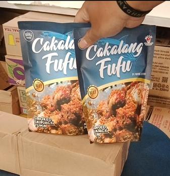 Product Review of Jarred & Packaged Foods Canned Cakalang Asap Rica  Cakalang Fufu Rica food ikan makanan  masakan  sambal  fish  instan  foods Organic pedas cakalang Spicy halal SPP-IRT from M**M 0