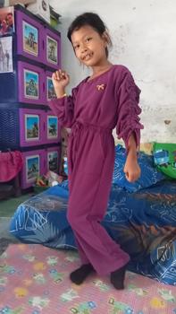 Product Review of K&K FASHION/Setelan anak kekinian/set kids korea/Livina Set kids/setelan anak viral/Setelan terbaru/crinkle Air Flow/Setelan murah meriah/Lengan Serut/setelan lucu/modis/casual/bisa COD Polos Kids Celana Fashion Pakaian from m** ** b**l 2