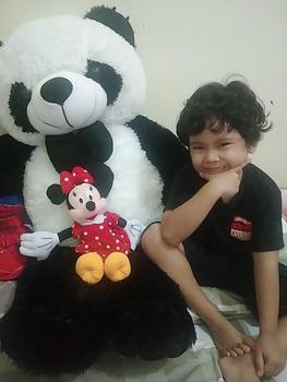 Product Review of 059 Boneka Panda Lucu Murah | Boneka Panda Gemoy | Panda Semeter Murah from b**a D**n 0