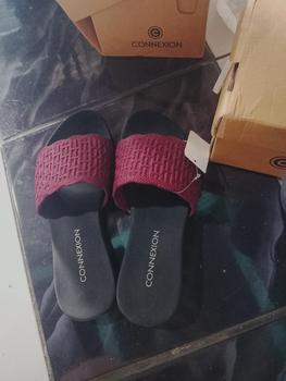 Product Review of SANDAL CR WANITA/SANDAL TERBARU/SANDAL SLOP/SANDAL RAJUT/SANDAL CR SLOP RAJUT SANDAL SLOP WANITA Tanpa Hak Merah from F**h 0
