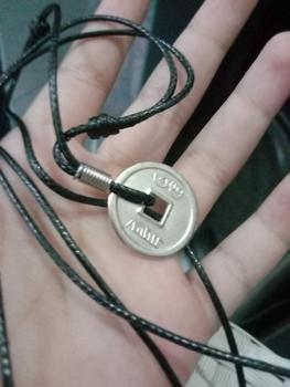 Product Review of Kalung Tali Pria Wanita Liontin Koin China Besi Anti Karat from N**. 0