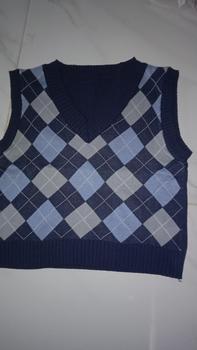 Product Review of Vest ROSE -  Rompi Rajut Pori Wajik  Atasan Wanita Crop Motif Panjang Top Outer Hitam from ** 0