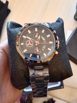 Product Review of Jam Tangan Pria terbaru kekinian Jam Tangan Pria Keren-Jam Tangan Pria Anti Air -Jam Tangan Pria Tali Kulit/Rantai stanlies C C15 bisa cod Quartz Titanium Watch Waterproof Watch from ** B**a C**e 0