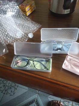 Product Review of [ Mã LG06 ] Gọng Kính Đa Giác KL Chống Gỉ FROM TO ( Kèm hộp + khăn lau ) from 𝕐**𝕡 1