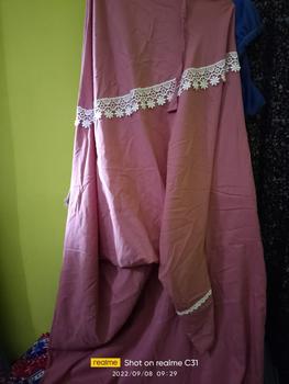 Product Review of Mukena Terusan Lajuran Dewasa Katun Renda Muslim from r**e 0