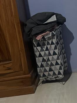Product Review of Dejavu Laundry Bag Keranjang Baju Lipat Tempat Pakaian Kotor Laundry Basket Tempat Cucian Baju Penyimpanan Mainan Anak Serbaguna HSB217 from N**s J**a 0
