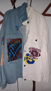 Product Review of AMR Original - Half White 5359 - Jaket Jeans Boyfriend Dream from N**a 2