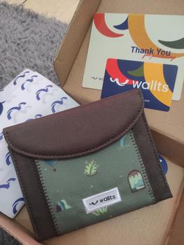 Product Review of Wallts Allegrata - Dompet Lipat kanvas uang Dan kartu Wanita Cewek Cewek from o**e 0